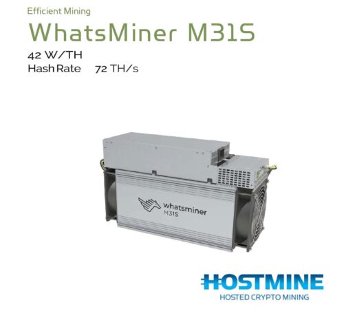 WhatsMiner M31S 72TH/s | HOSTMINE
