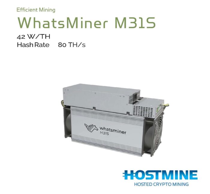 WhatsMiner M31S 80TH/s | HOSTMINE