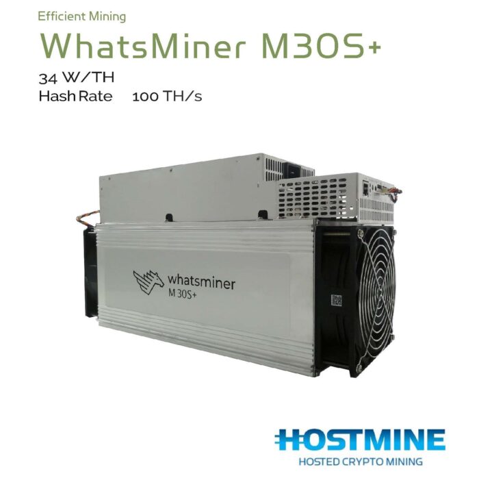 WhatsMiner M30S+ 100TH/s | HOSTMINE