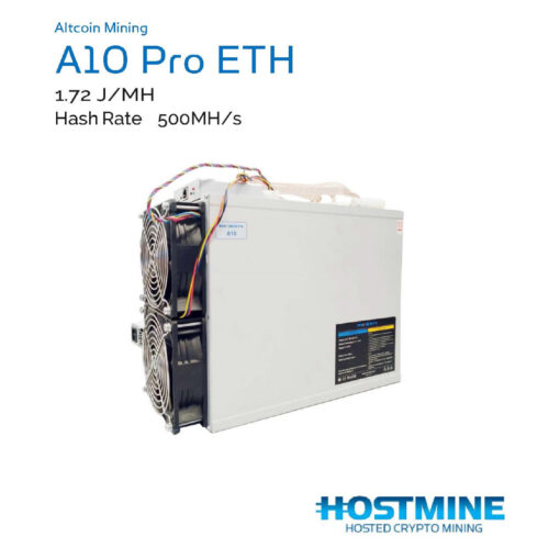 Altcoin Mining | A10 Pro ETH 500MH/s | Hostmine