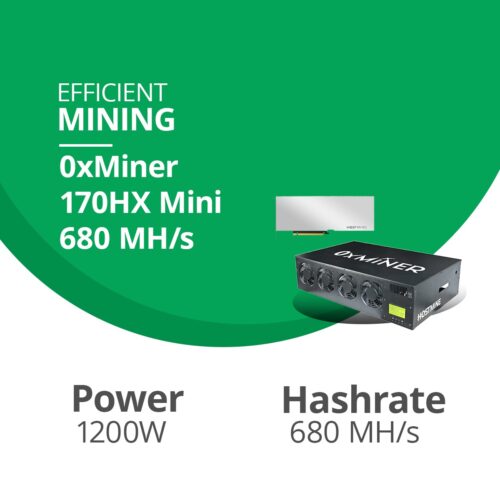 0xMiner 170HX Mini 680 MH/s 6